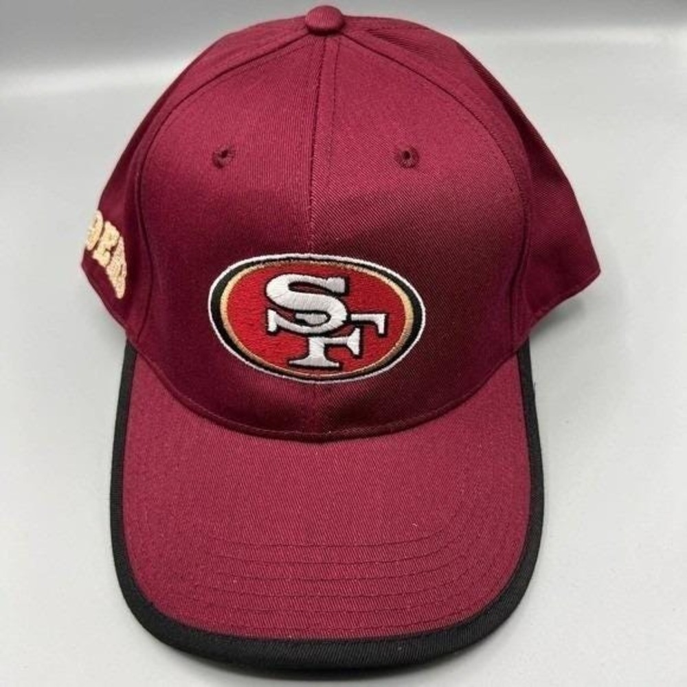 Vintage San‎ Francisco 49ers Hat Men Red Game Day Snap Back Cap New